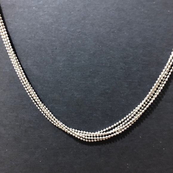 NWT Fashion Silver/Crystal Necklace - Picture 4 of 8